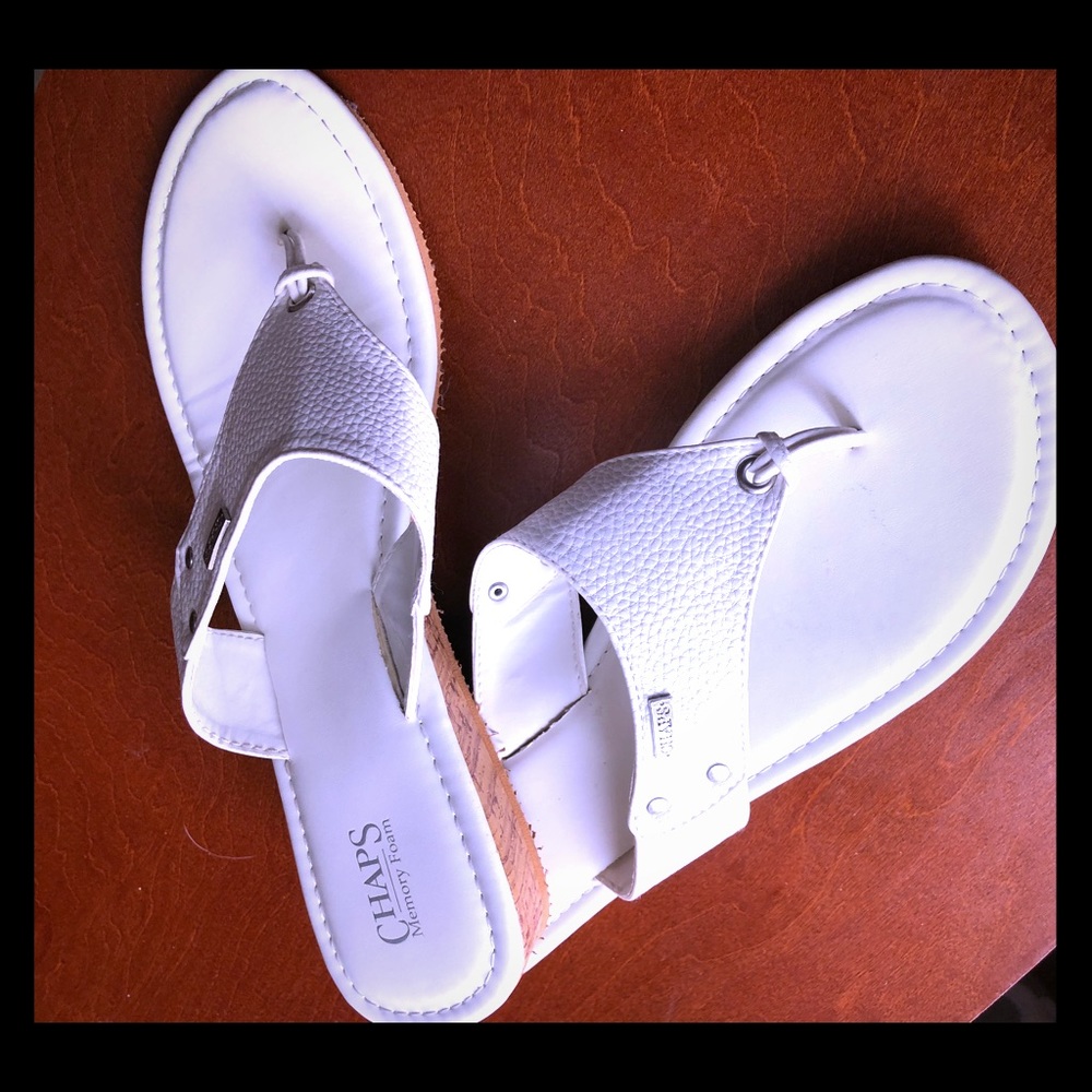 Chap Flip Flop White size 9